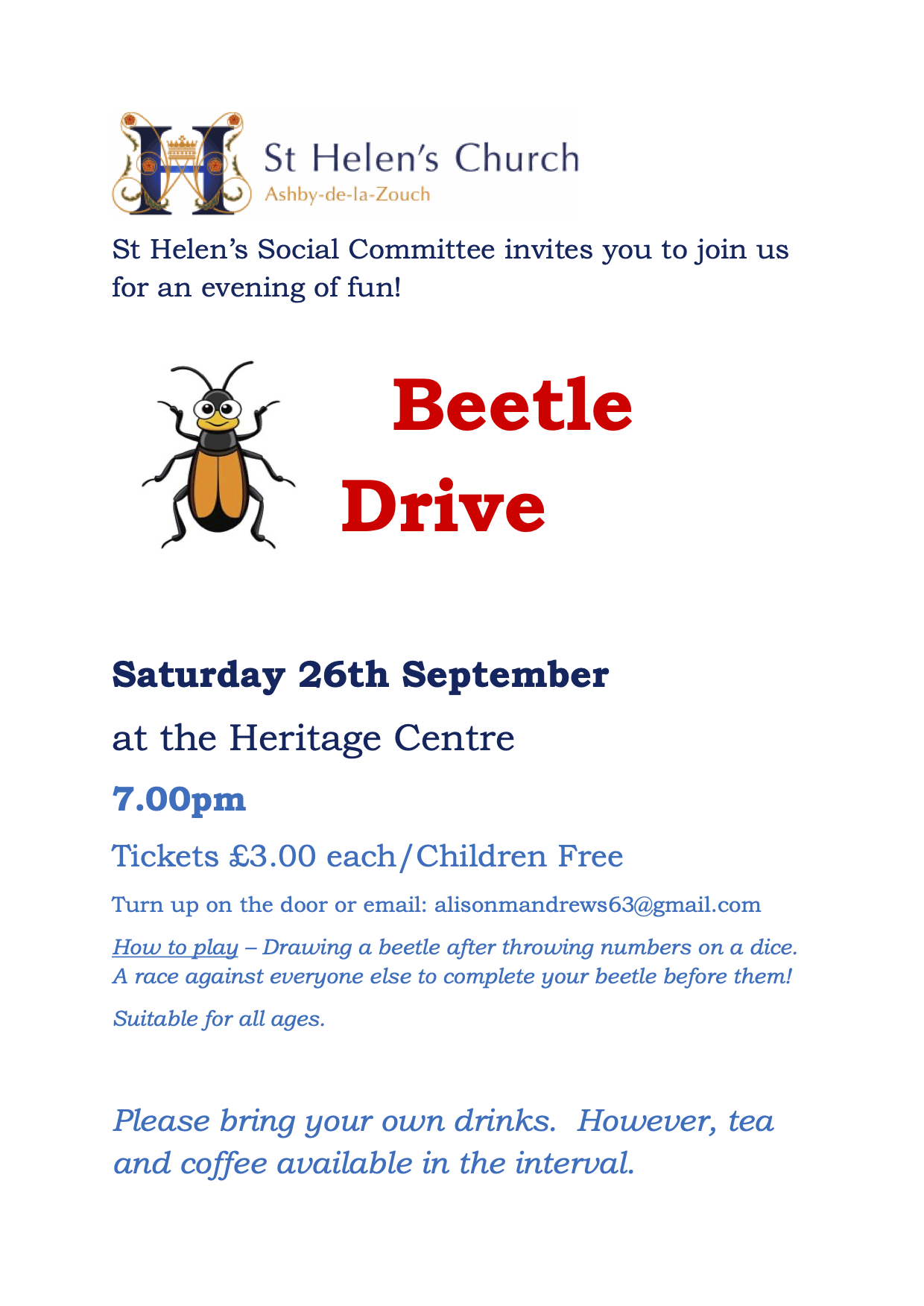 Beetle Drive 2026 poster